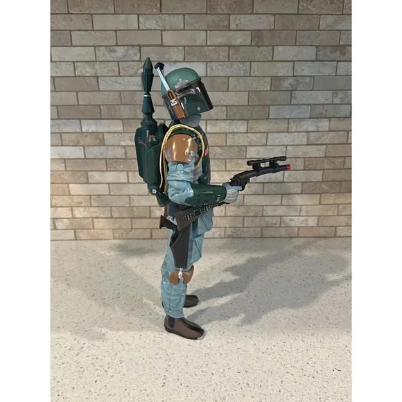 Disney Star Wars Boba Fett Talking Action Figure bj - Picture 4 of 4
